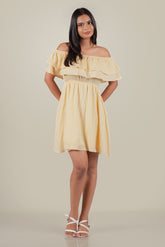 YURI-Breeze Off-Shoulder Dress