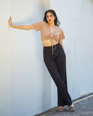 Ramila V Neck Crop Top