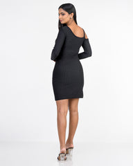 CAMELLIA -ONE SHOULDER MINI DRESS
