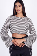 HAZEL-Wave Crop Top