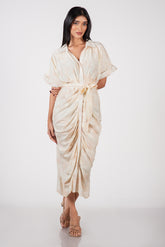 AVELINE-Breeze Gathered Dress