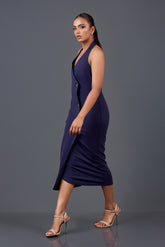 KYRIA - BUTTON BLAZER MAXI DRESS
