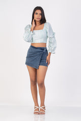 FIFI-Puff-Sleeve Top
