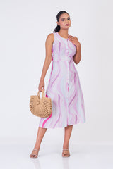 VILLOW-Wave Midi Dress
