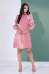 LIDIA-Panel Mini Dress