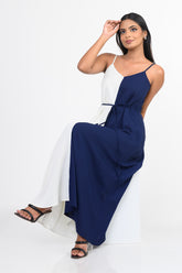 ZOEY-TWO TONE MAXI DRESS
