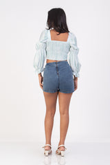 FIFI-Puff-Sleeve Top