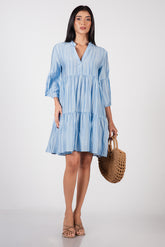 HANNAH-Breeze Tiered Mini Dress