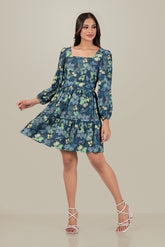 LILA-LONG SLEEVE MINI DRESS
