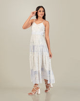 SARAH-FlLORAL TIERED DRESS