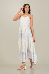 SARAH-FlLORAL TIERED DRESS