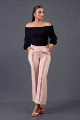 TELLY - HIGH WAISTED PIN TUCK PANT
