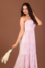 MARIA-Stripe Maxi Dress