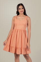 JULIA-BABYDOLL MINI DRESS