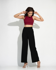 Odette Ribbed Wide Leg Pant