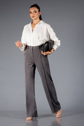 PENNY-Sandra-High-Waist Straight Fit Trousers