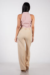 MIRELLE-Charm Front Button Top