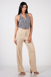 MIRELLE-Charm Front Button Top