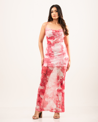 Lanthe Mesh Maxi Dress