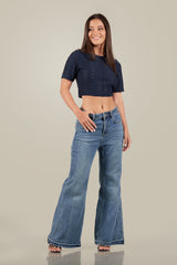 Kathy- Rustic Charm Crop Top