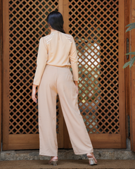 Tyla Puff Sleeve Mesh Blouse