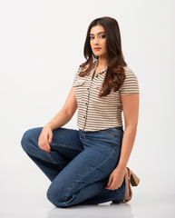 Lily Stripped Crop Top