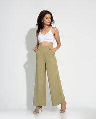 Odette Ribbed Wide Leg Pant