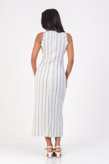 CLEO-STRIPE BODYCON DRESS