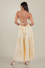 AZALEA-Grace Smocked Maxi Dress