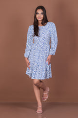 MILA-Printed Mini Dress
