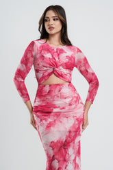 SCARLET - FRONT KNOT DRESS