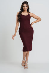 AYLA - BODYCON MIDI DRESS