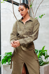 OVERSIZED STRIPE SHIRT