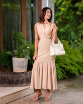Alya Back-Open Maxi Dress