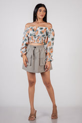 LILIANA-CARGO MINI SKIRT