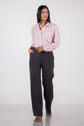 GILINDA-BUTTON UP LONG SLEEVE SHIRT