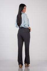 GILINDA-BUTTON UP LONG SLEEVE SHIRT