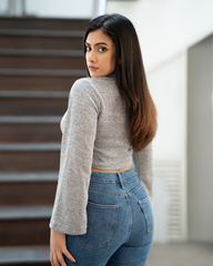 Blair - Bell sleeve, crop top