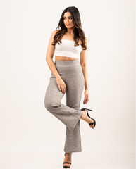 Melange Wide Leg Pant