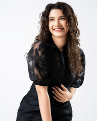 Tiara Front Buttoned Dress