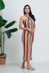 ZUZI - HALTER TWISTED DRESS