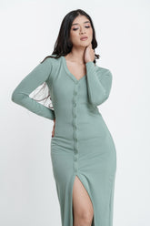 RUBELLA FRONT BUTTONED DRESS