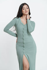 RUBELLA FRONT BUTTONED DRESS