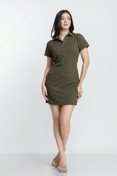 DIANA COLLAR TSHIRT DRESS
