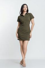 DIANA COLLAR TSHIRT DRESS