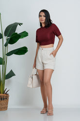 PIPER - HIGH NECK CROPTOP