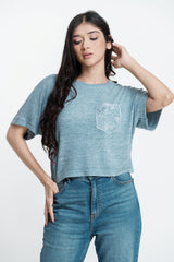 NIERE DETAILED POCKET TOP