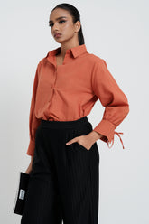 TABU - SLEEVE TIE UP SHIRT