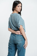 NIERE DETAILED POCKET TOP