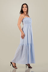 ASTOR-Gathered detail, Tiered Maxi Dress